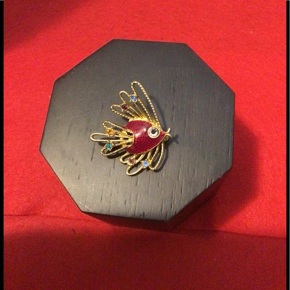 Don Lin Jewelry Vintage Don Lin Sunfish Enamel Brooch Poshmark